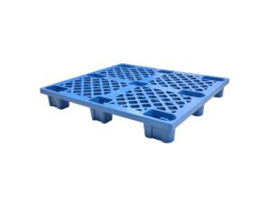 1100x1100 9 Legged Open Deck Nestable Plastic Pallet p1111WQC