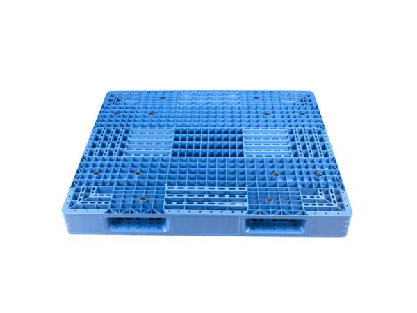 1200x1000 Reversible Open Deck Stackable and Rackable Plastic Pallets P1210WSB - Image 2