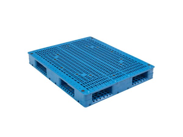 1200x1000 Six Runner Open Deck Rackable Stackable Plastic Pallet F1210WTA