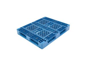 1200x1100 Six Runner Open Deck Rackable and Stackable Plastic Pallet P1211WTA