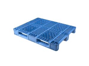 1200x1100 Three Runner Open Deck Rackable Plastic Pallet P1211WHC