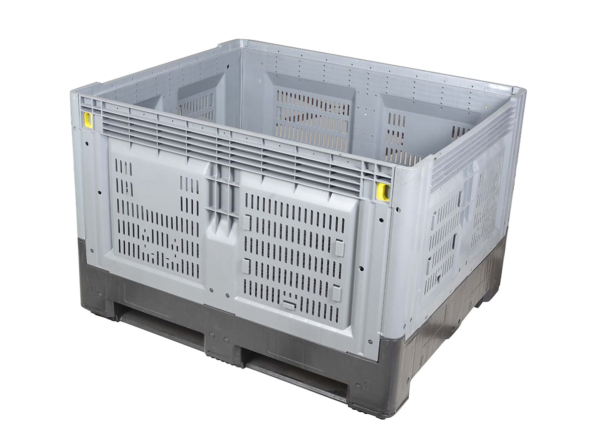 1200x1000 Collapsible Plastic Pallet Bin with Ventilated Walls 1210EW