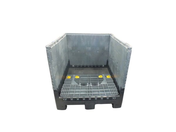 1200x1000 Solid Wall Collapsible Plastic Bulk Container 1210A - Image 4