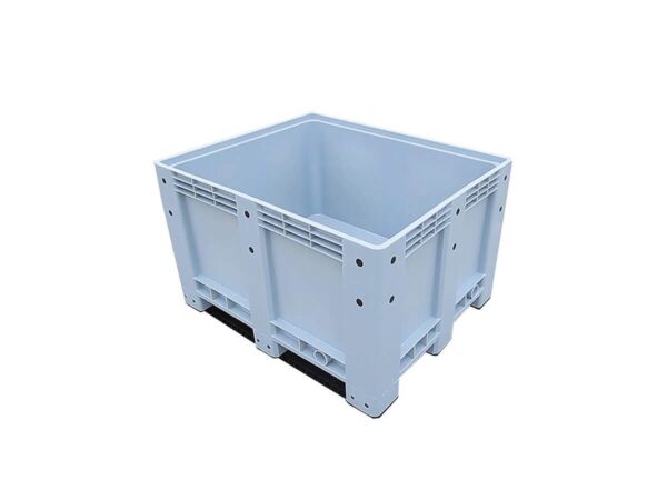 1200x1000 Solid Wall Rigid Plastic Pallet Container Bin 1210FK Inside