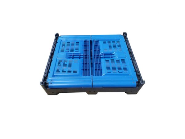 1200x1000 Vented Wall Collapsible Plastic Harvest Container Bin 1210E - Image 4