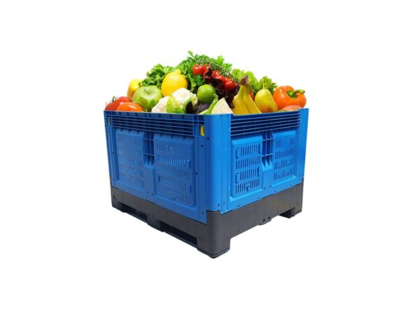 1200x1000 Vented Wall Collapsible Plastic Harvest Bin 1210E