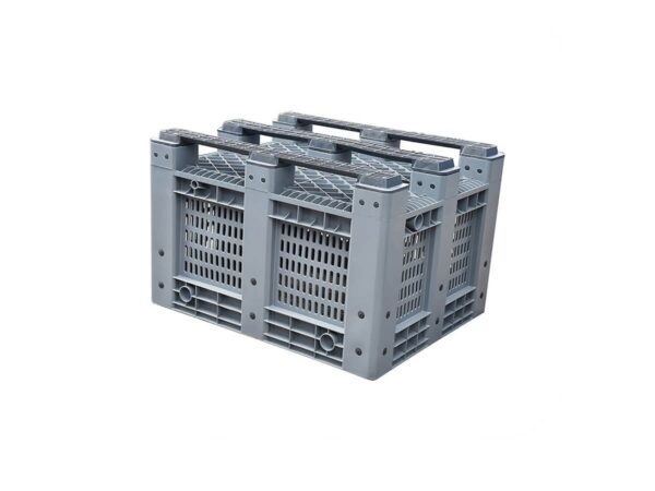 1200x1000 Vented Wall Rigid Plastic Pallet Container Bin 1210WK - Image 3