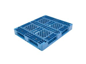 1200x1100 Six Runner Open Deck Rackable Stackable Plastic Pallet P1210WTE