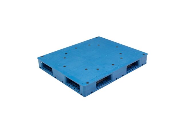 1200x1200 Six Runner Solid Top Rackable and Stackable Plastic Pallet F1212PTC