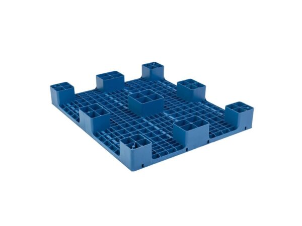 1300x1100 Nine Legged Flat Top Plastic Floor Pallet Bottom Support