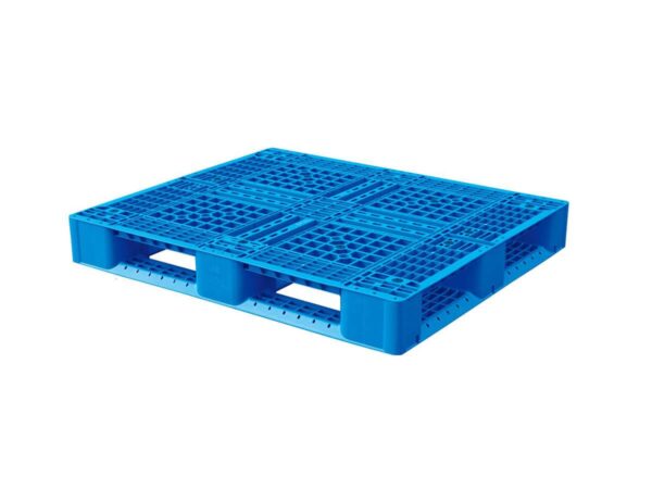 1300x1100 Six Runner Open Deck Rackable & Stackable Plastic Pallet P1311WTA