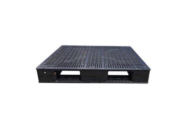Four Way Entry 1100x1100 Six Runner Open Deck Rackable Stackable Plastic Pallet F1111WTC