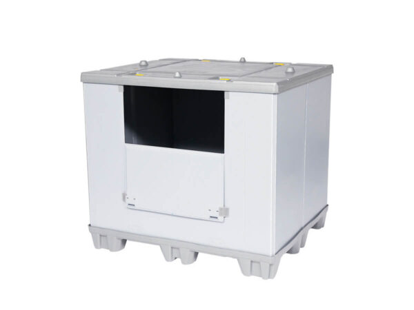 Foldable Sleeve Pack Pallet Box Container with Hatch SPB04