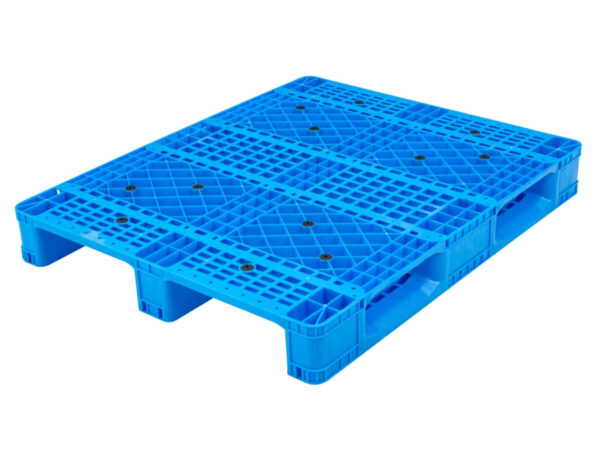 1200x1200 Three Runner Open Deck Rackable Plastic Pallet P1212WHC