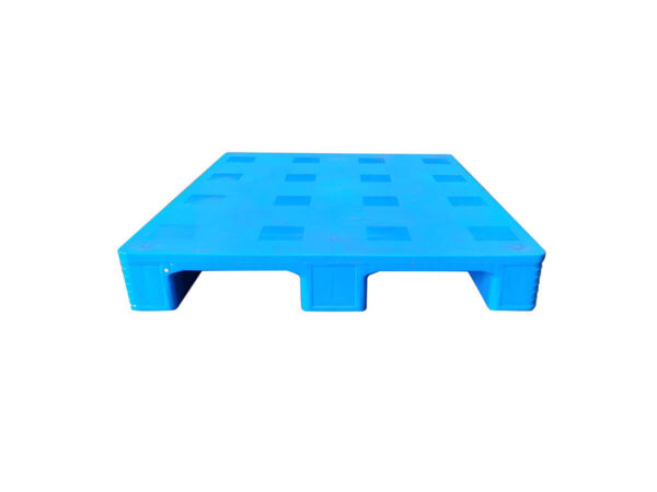 4 Way Entry 1200×1000 Three Runner Solid Top Fodd Safe Hygienic Rackable Plastic Pallet P1210PHG
