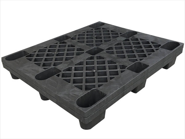 two 42''x42'' Nestable Export Pallet P4242JW Nested Together