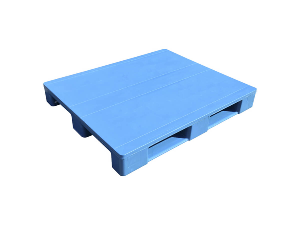 1200x800 Three Runner Rackable Solid Top Hygienic Plastic Pallet P1208SA