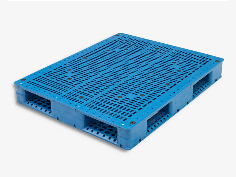 reversible double sided plastic pallets