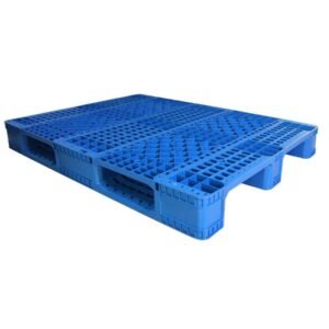 1100x1100 Three Runner Open Deck Rackable Plastic Pallet P1111WHC