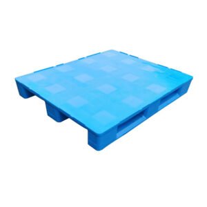 1200x1000 Three Runner Solid Top Hygienic Rackable Plastic Pallet With Rims F1210PHDP