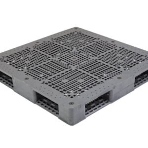 1200x1200 Full Perimeter Open Deck Rackable & Stackable Plastic Pallet F1212WTB