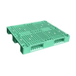 1200x1200 Three Runner Open Deck Rackable Plastic Pallet P1212H3