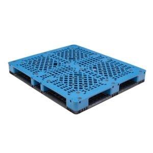 1420×1120 Six Runner Open Deck Rackable & Stackable Assembled Plastic Pallet F142112C
