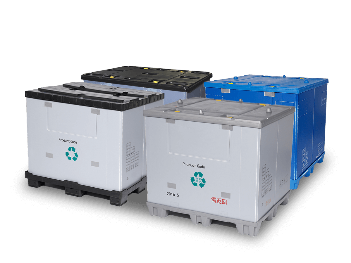 reusable pallet sleeve containers