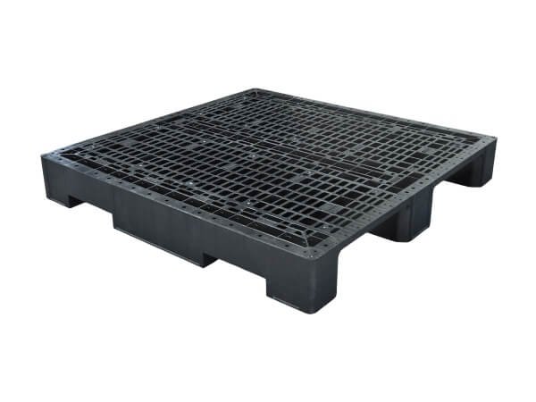 1200×1100 Three Runner Open Deck Rackable Plastic Pallet P1211WHC Demo - Image 5